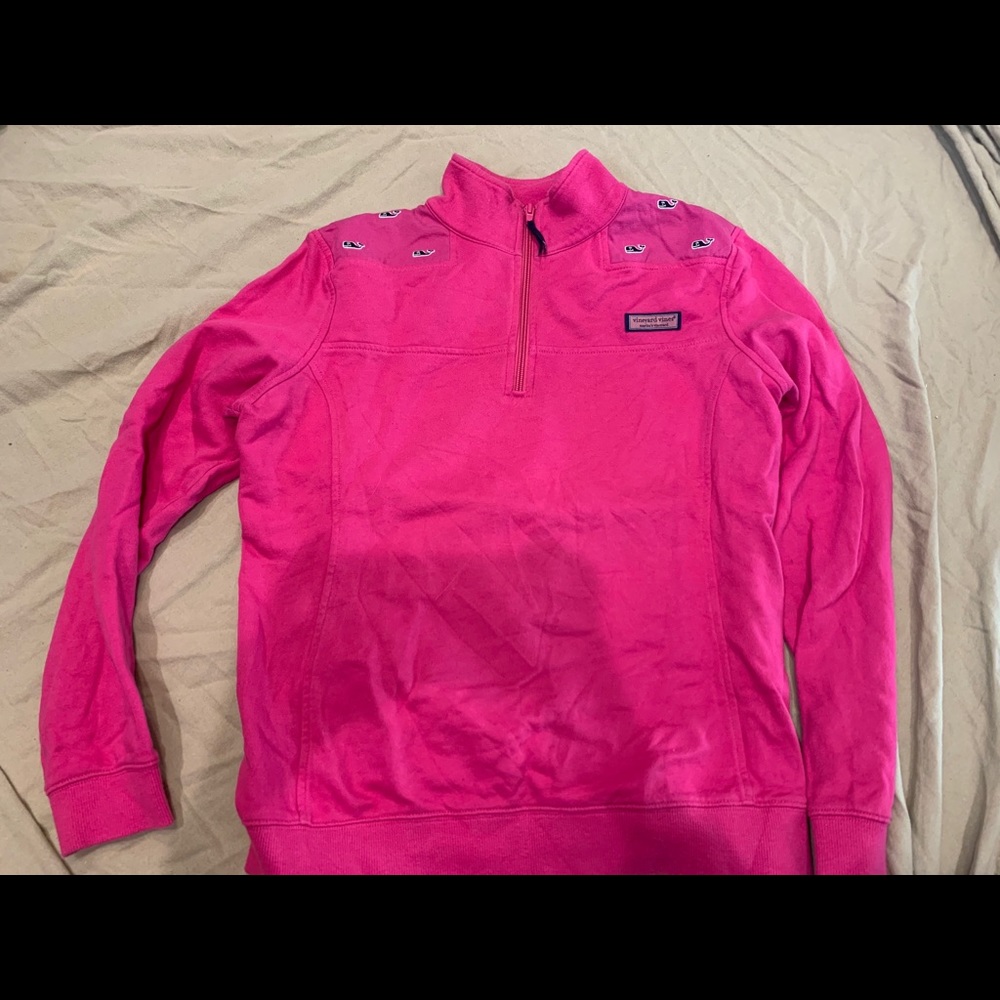 Vineyard Vines half zip & hat